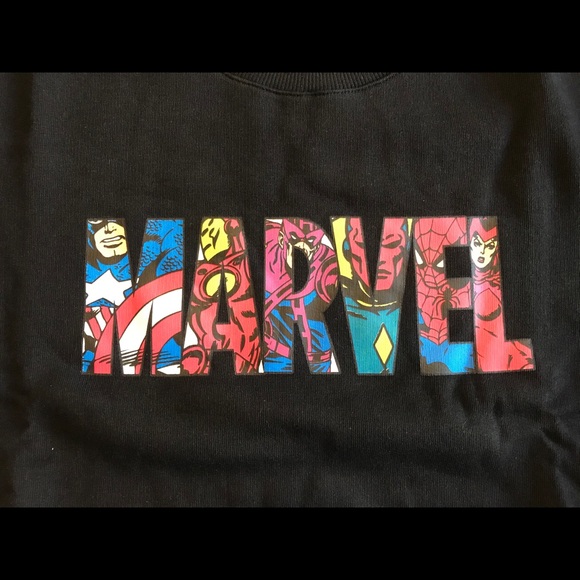 Men’s MARVEL Sweatshirt S,M,L,XL,XXL NEW With Tag - Picture 2 of 6